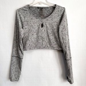 Gymshark Long Sleeve Crop Top 🩶